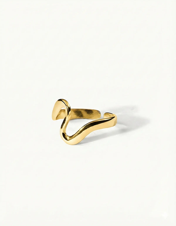 Wavy Ring | Gold - hiBALI
