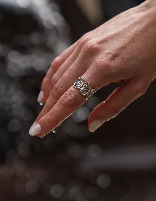 Swirl Ring I BiColor - hiBALI