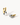 Ohrringe: Duo Link Earrings in Bicolor