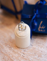Triple Wavy Ring I Bicolor - hiBALI