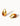 Amber Hoops Earrings I Gold