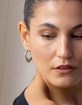Link Curvy Earrings I Silber - hiBALI