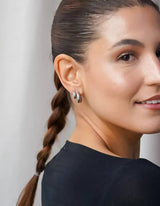 Mini Curvy Earrings I Silber - hiBALI