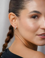 Mini Curvy Earrings I Silber - hiBALI