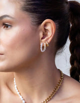 Classy Pearly Earring - hiBALI