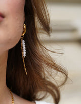 g o summer pearl hoops pt05