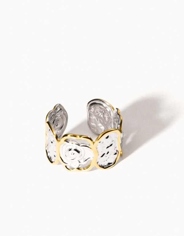 Swirl Ring I Bicolor
