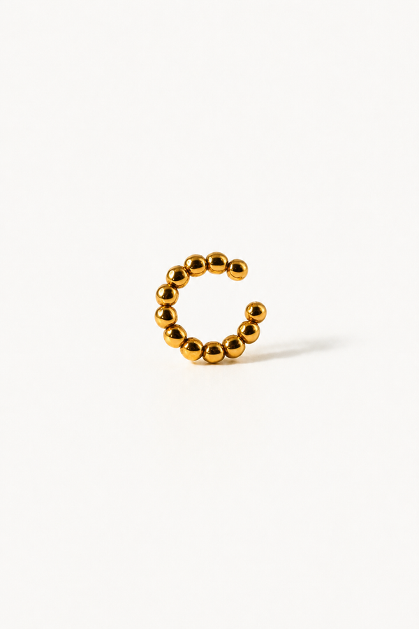 Bubble Earcuff | Gold