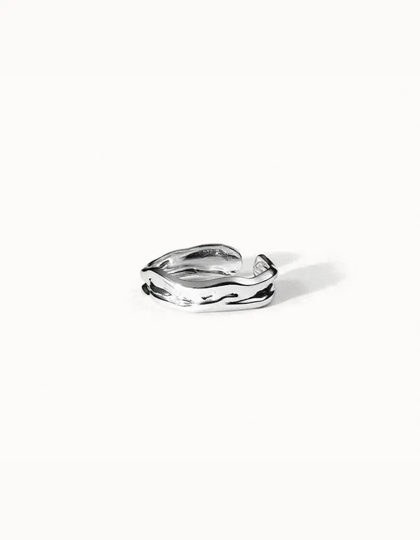 Bold Raw Ring | Silber - hiBALI