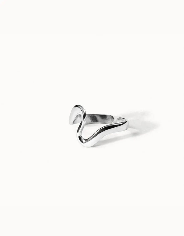 Wavy Ring | Silber - hiBALI