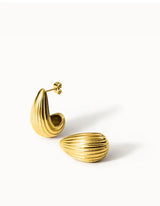 Chunky Wavys | Ohrringe Gold - hiBALI