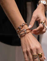 Bold Loop Bracelet | Bicolor - hiBALI