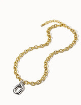 Chunky Link Necklace |  Bicolor - hiBALI