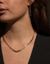 Fusion Chain Necklace| Bicolor - hiBALI