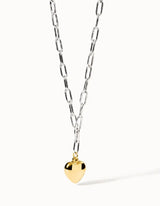 Iconic Heart Necklace | Bicolor - hiBALI