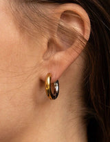 Contrast Hoops Earrings | Bicolor - hiBALI
