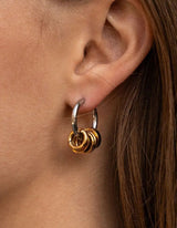 Duo Loop Earrings | Bicolor - hiBALI