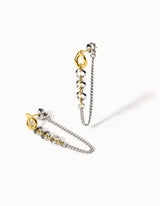 Fusion Chain Earrings | Bicolor - hiBALI