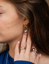 Iconic Heart Earrings | Bicolor - hiBALI
