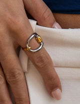 Bold Loop Ring | Bicolor - hiBALI
