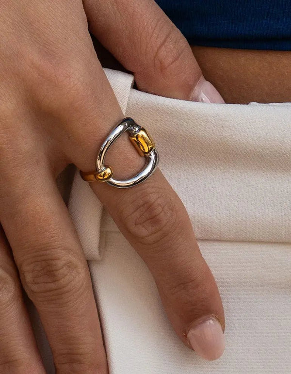 Bold Loop Ring | Bicolor - hiBALI