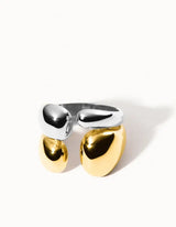 Chunky Duo Ring | Bicolor - hiBALI