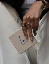 Chunky Duo Ring | Bicolor - hiBALI