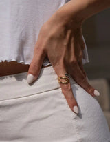 Curved Ring I Bicolor - hiBALI