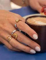 Curved Ring I Bicolor - hiBALI