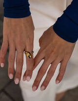 Duo Sphere Ring | Bicolor - hiBALI