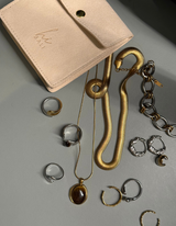 Bold Sleek Necklace in Gold, Ansicht 6