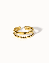 Double Ring in Gold