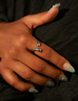 Drippy Ring in Silber, Ansicht 3