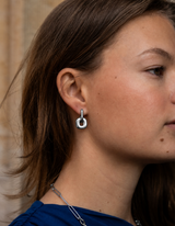 Duo Link Earrings in Silber, Ansicht 2