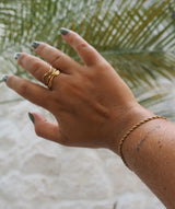 Flow Bracelet | Armband Gold - hiBALI
