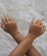 Flow Bracelet | Armband Gold - hiBALI