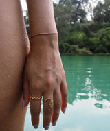 Flow Bracelet | Armband Gold - hiBALI