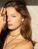 Curvy Link Necklace | Gold - hiBALI