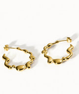 Chunky Drips | Gold | Ohrringe - hiBALI