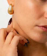 Chunky Wavys | Ohrringe Gold - hiBALI