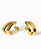 Double Wavys | Ohrringe Gold - hiBALI