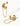 Fusion Drop Chain Earrings  | Gold