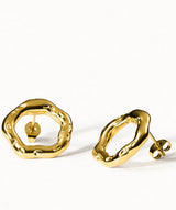 Loop Raws | Ohrringe Gold - hiBALI