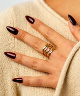 Cross Ring | Gold - hiBALI