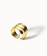 Cross Ring | Gold - hiBALI