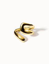 Curved Ring I Gold - hiBALI