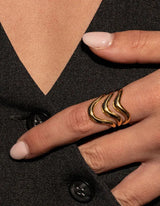 Layer Ring I Gold - hiBALI