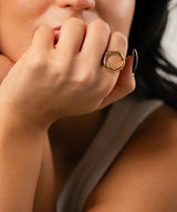 Loop Raw Ring | Gold - hiBALI