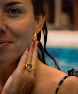 Loop Raw Ring | Gold - hiBALI