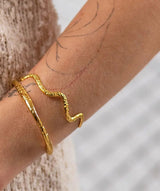 Raw Bangle | Armband Gold - hiBALI